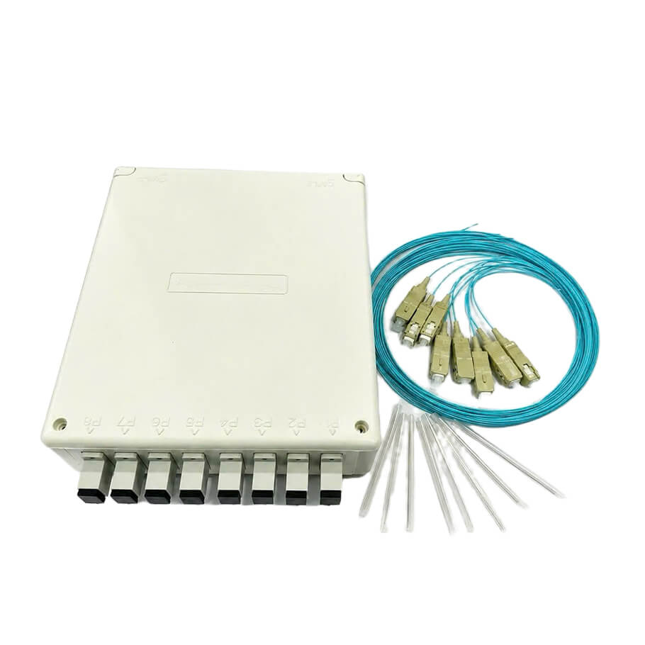 Hộp phối quang ODF-08FO RM (Đầy đủ phụ kiện SC OM3)